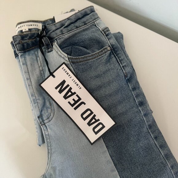 Almost Famous High-Rise Dad Jeans size 3 - Picture 3 of 4